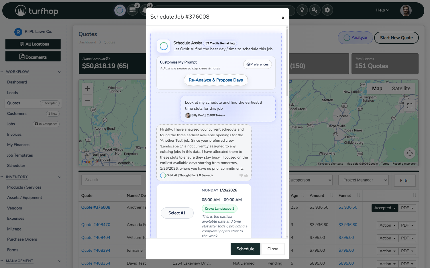 Orbit AI Forecast Example